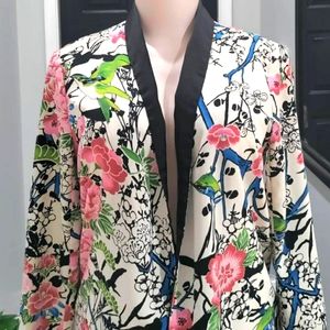 Mustard Seed Floral print blazer
